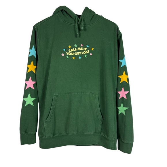2022 Call Me If You Get Lost Tyler The Creator Tour Green Hoodie Double Sided M - Picture 1 of 7